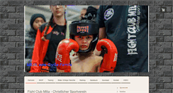 Desktop Screenshot of fightclubmilia.com